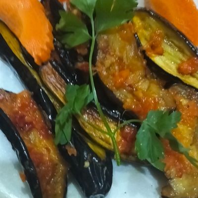 طبق باذنجان مخلل