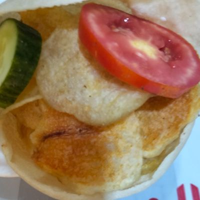 ساندويتش بطاطس شيبس