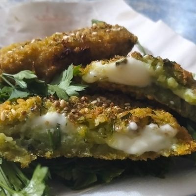 طعمية محشوة بجبنة كيري
