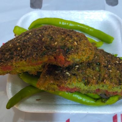 فطيرة الطعمية المحشوة