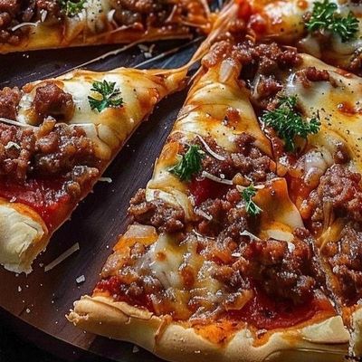 Vegetable Taco Pizza Large