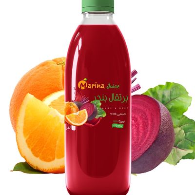 Orange And Beets Natural Juice