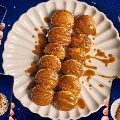 Caramel Mini Pancakes