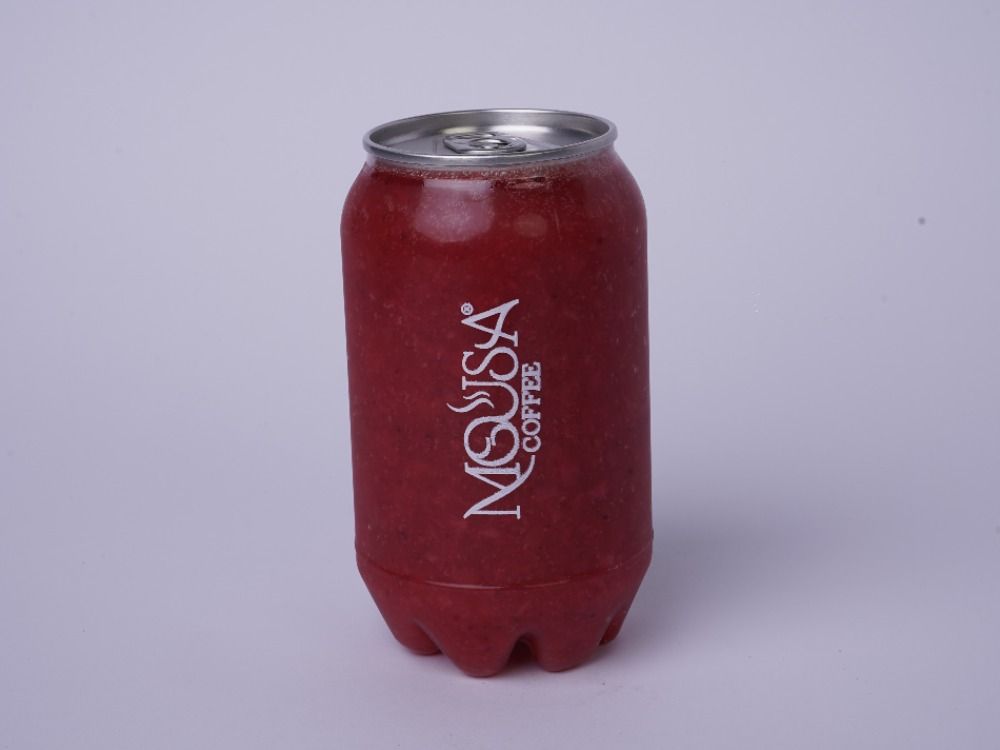 Strawberry Juice Can