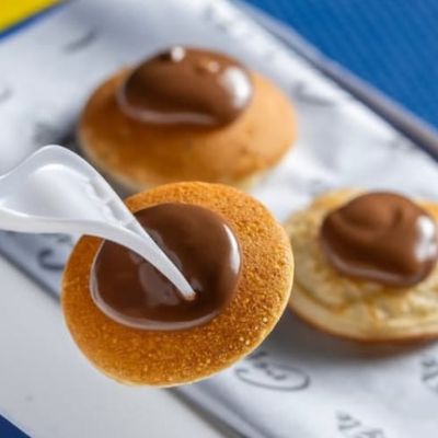 Chocolate Hazelnut Mini Pancakes