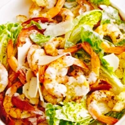 Caesar Shrimp Salad