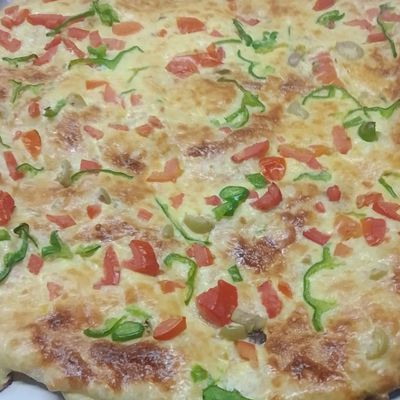 kiri Crispy Oriental pizza