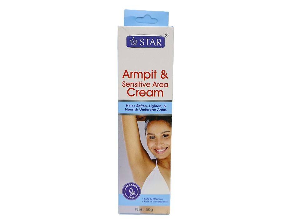 Star Armpit And Sensitive Area Cream 50Gm