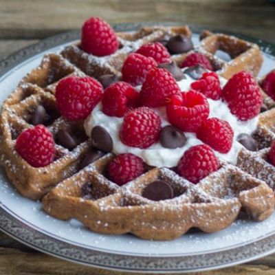 Waffle Raspberry