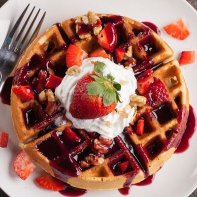 Waffle Strawberry