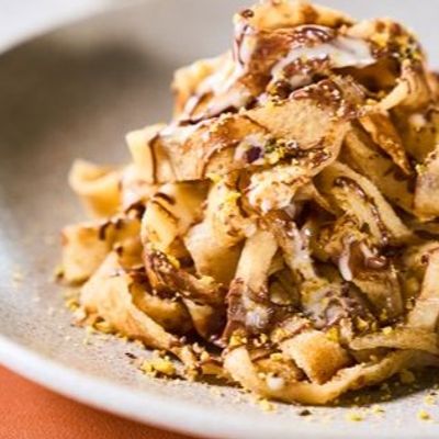 Crepe Fettuccine Blueberry