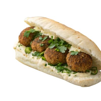ساندويش فلافل بخبز فينو