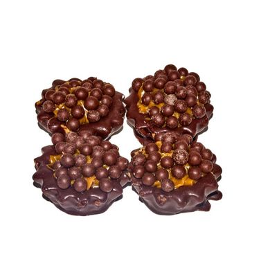 Sable Tart With Dark Chocolate And Black Crispy