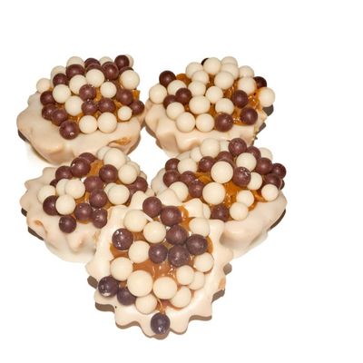 Crispy White Chocolate And White Chocolate Sable Tart