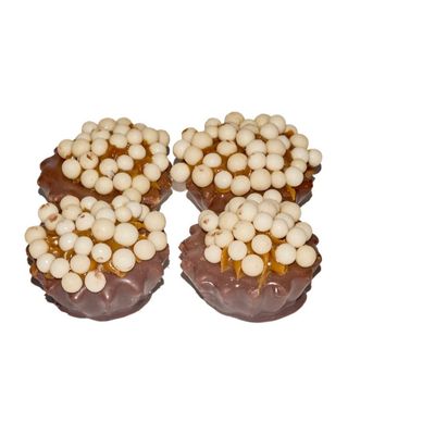 Sable Tart With Dark Chocolate And White Crispy
