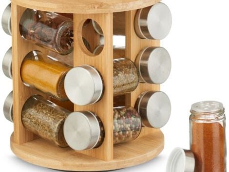 Rotating Spice Rack 12 Piece Set