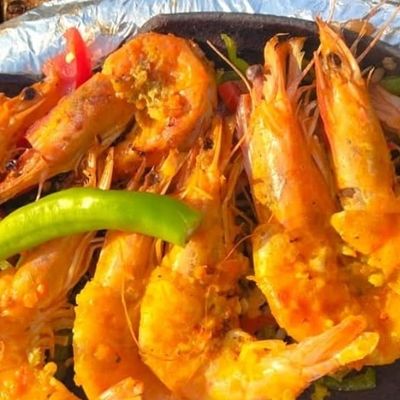 Grilled Shish Peel Shrimp