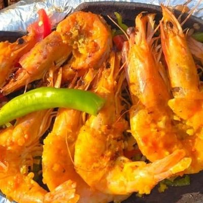 Grilled Shrimp Shish Peel Meal