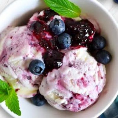 Ice Cream Blueberry Yogurt