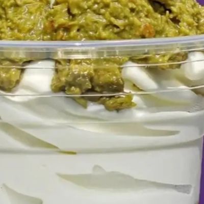 Kunafa Ice Cream With Pistachio