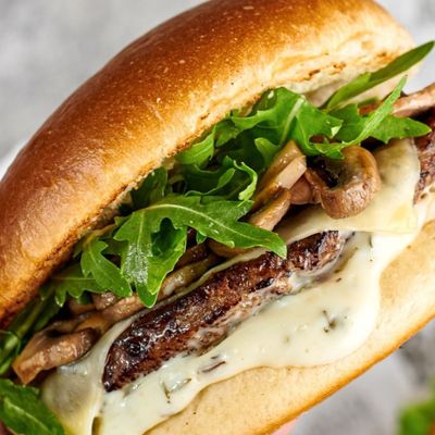 Swiss Mushroom Burger