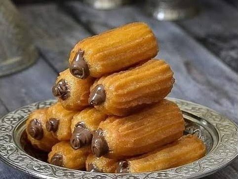 Balah El Sham With Nutella