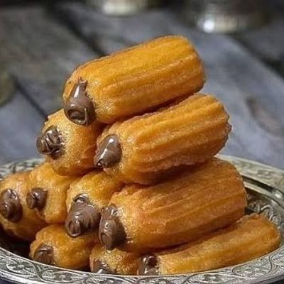 Balah El Sham With Nutella
