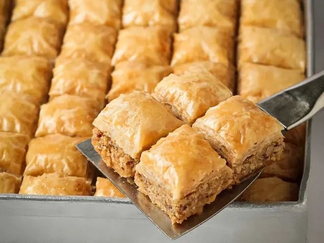 Turkish Baklava With Hazelnut