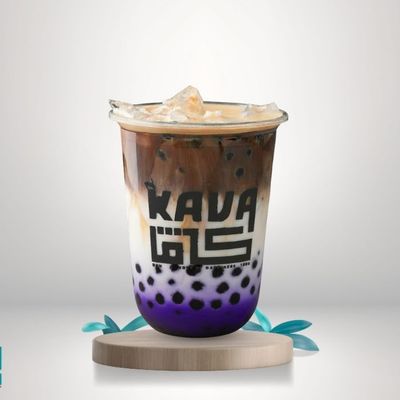 Boba Blueberry Latte