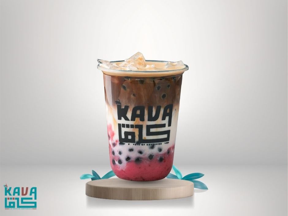 Boba Strawberry Latte