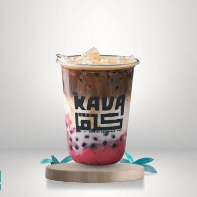 Boba Strawberry Latte