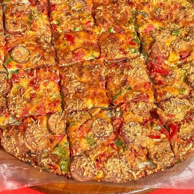 Oriental BBQ Chicken pizza