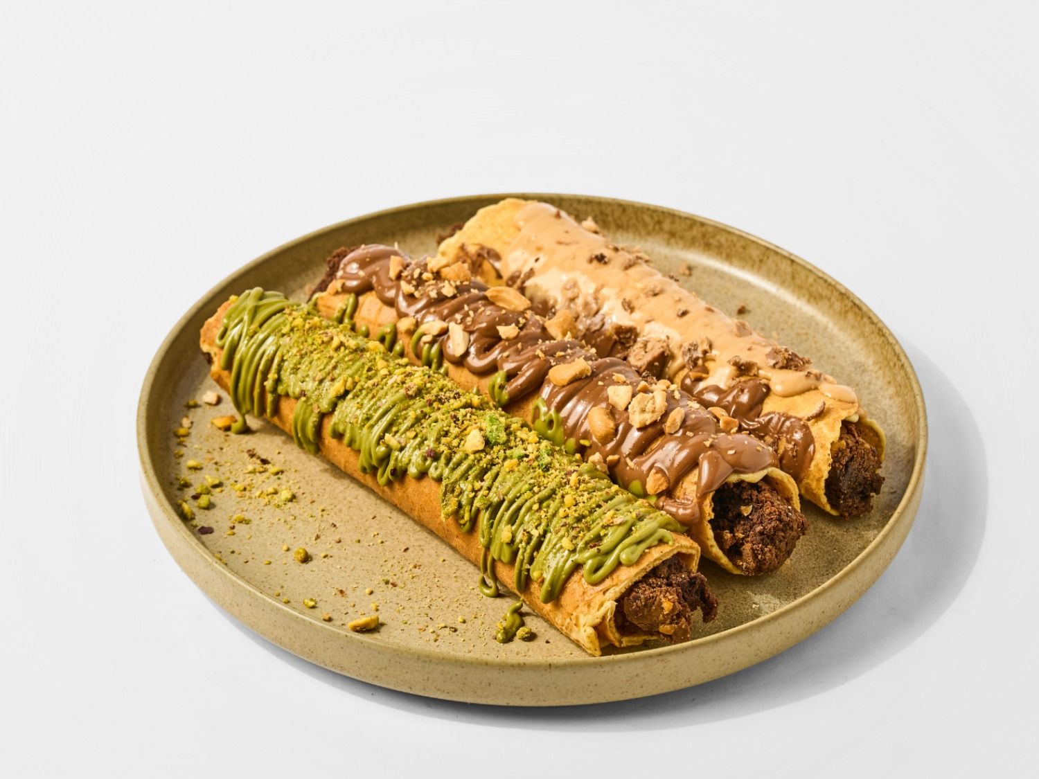 Nutella Browine Waffle Roll