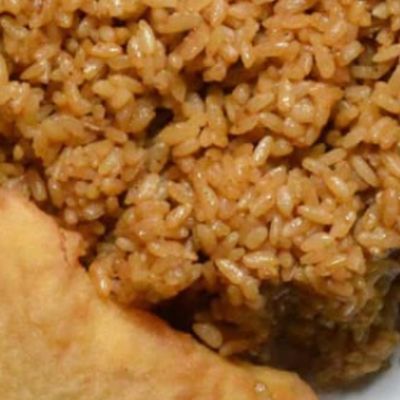 Rice with fillet