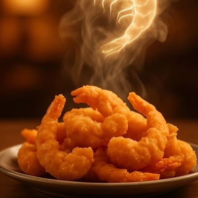 Fried Shrimp Head and Tail
