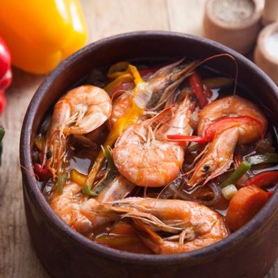 Shrimp shell soup