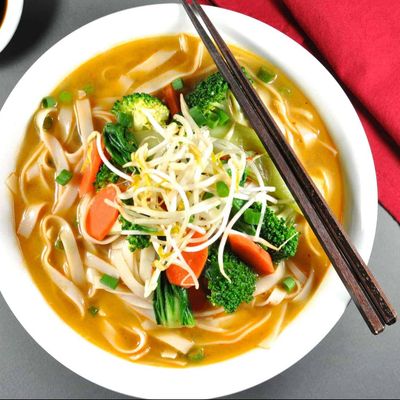 Ramen With Vegetables Soup
