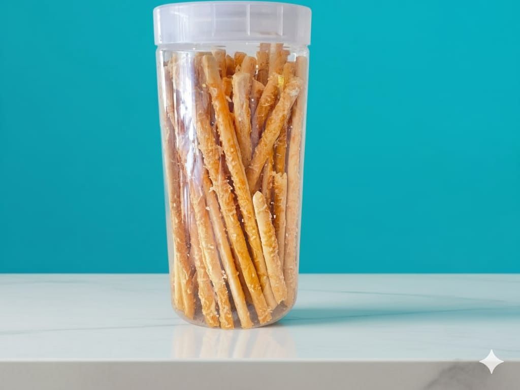 Salty sticks with Romy cheese