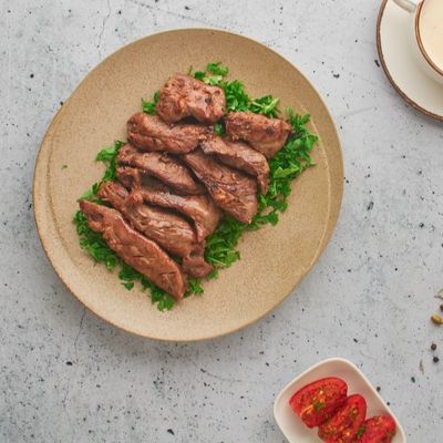 Half a kilo of lamb kebab