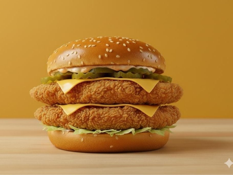 Double Chicken Burger