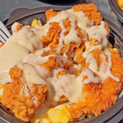 Cheesy Strips Potatoes