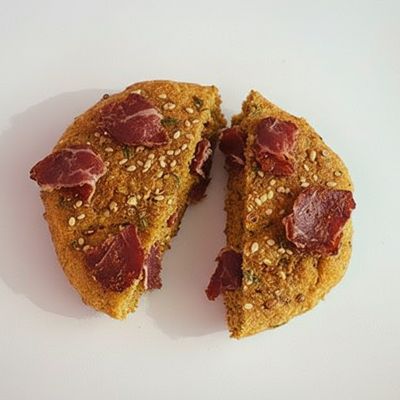 Taamia Patty Stuffed With Pastrami