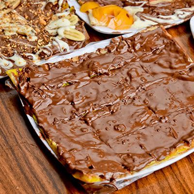 Chocolate with hazelnut and walnut