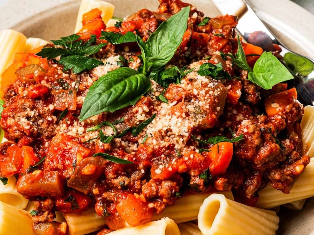 Regatoni Bolognese Pasta