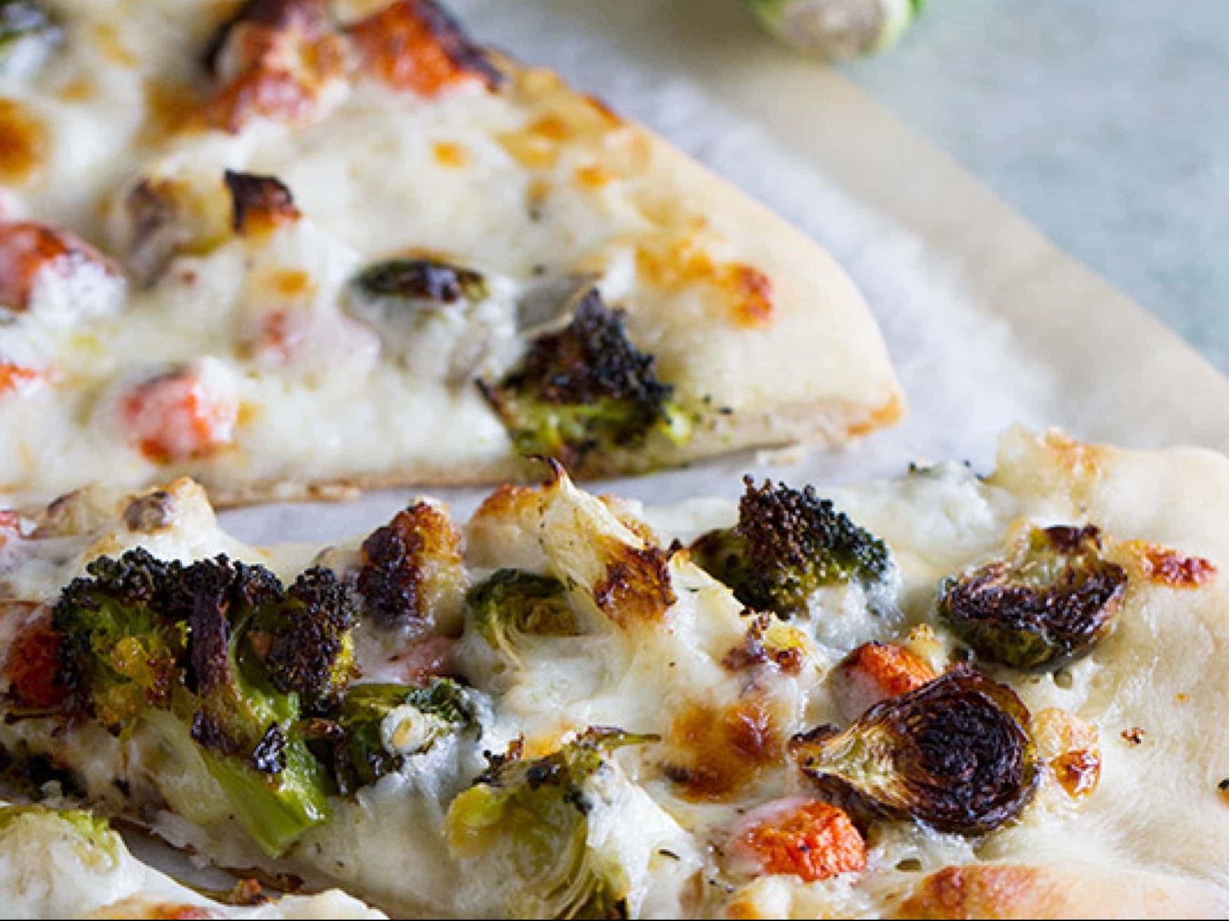 Veggie Ranch Pizza Vegan