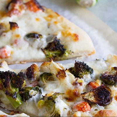 Veggie Ranch Pizza Vegan