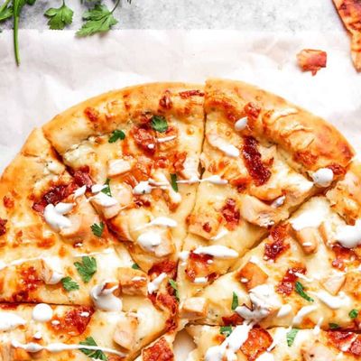 Crispy Ranch Pizza Vegan