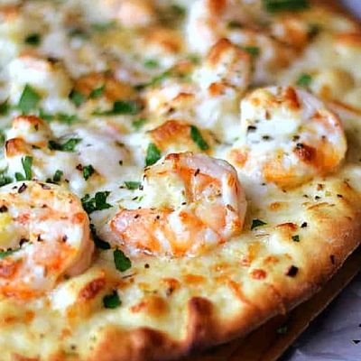 Shrimp Pizza Vegan