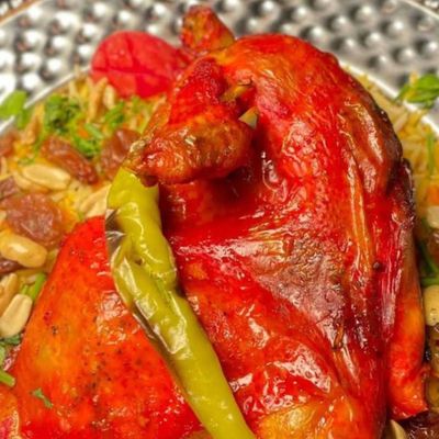 Half a mandi chicken