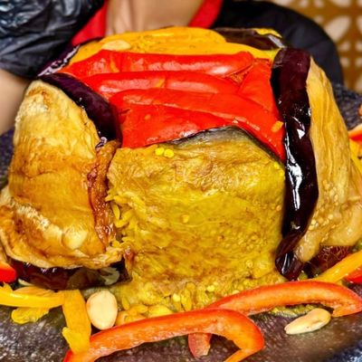 Palestinian Shambri Meat makloba
